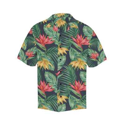 Bird Of Paradise Pattern Print Design BOP09 Men Hawaiian Shirt-JorJune
