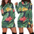 Bird Of Paradise Pattern Print Design BOP09 Women Hoodie Dress