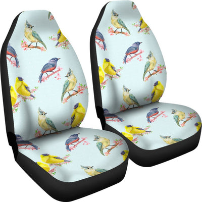 Bird Sweet Themed Print Pattern Universal Fit Car Seat Covers