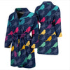 Birds Pattern Print Design 01 Men Bathrobe-JORJUNE.COM