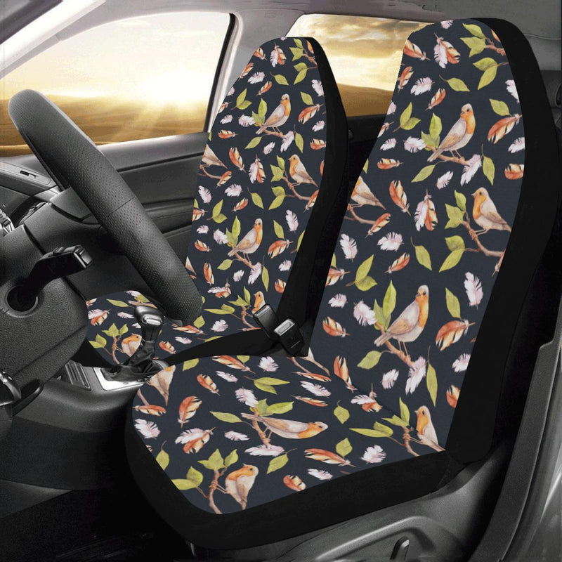 Birds Pattern Print Design 02 Car Seat Covers (Set of 2)-JORJUNE.COM