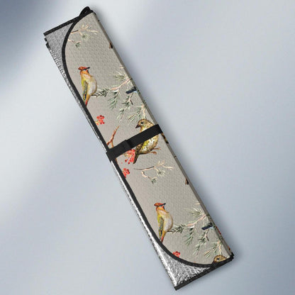Birds Pattern Print Design 03 Car Sun Shade-JORJUNE.COM