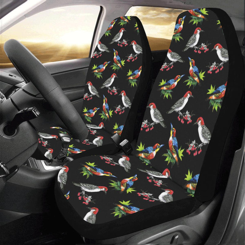 Birds Pattern Print Design 06 Car Seat Covers (Set of 2)-JORJUNE.COM