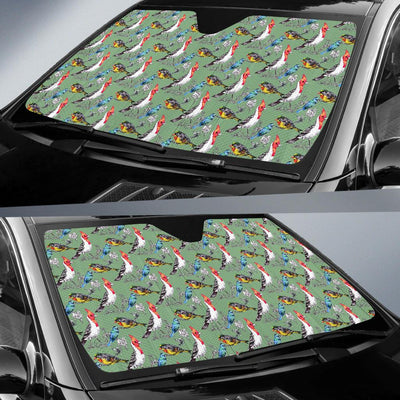 Birds Pattern Print Design 07 Car Sun Shade-JORJUNE.COM