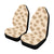 Biscuit Pattern Print Design 02 Car Seat Covers (Set of 2)-JORJUNE.COM