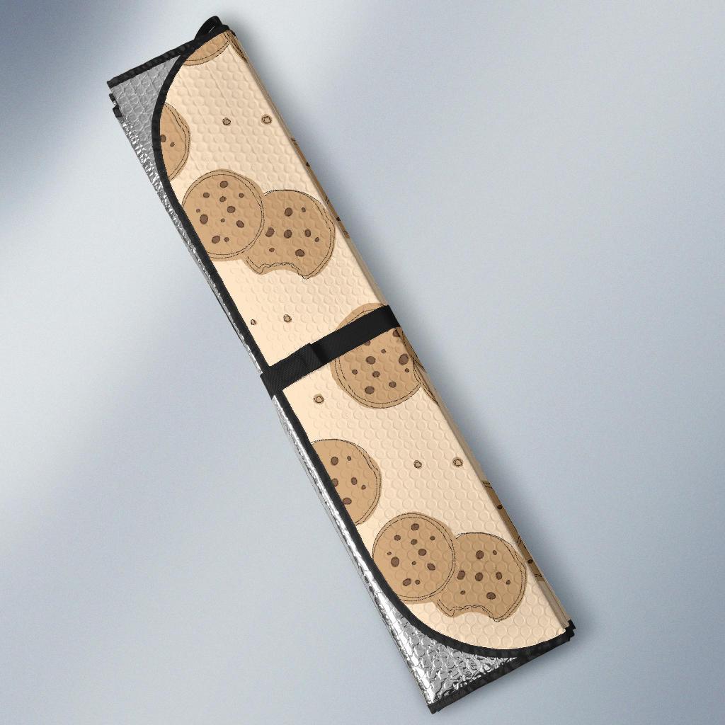 Biscuit Pattern Print Design 02 Car Sun Shade-JORJUNE.COM