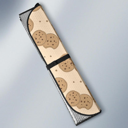 Biscuit Pattern Print Design 02 Car Sun Shade-JORJUNE.COM