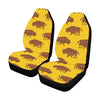 Bison Native Pattern Print Design 01 Car Seat Covers (Set of 2)-JORJUNE.COM