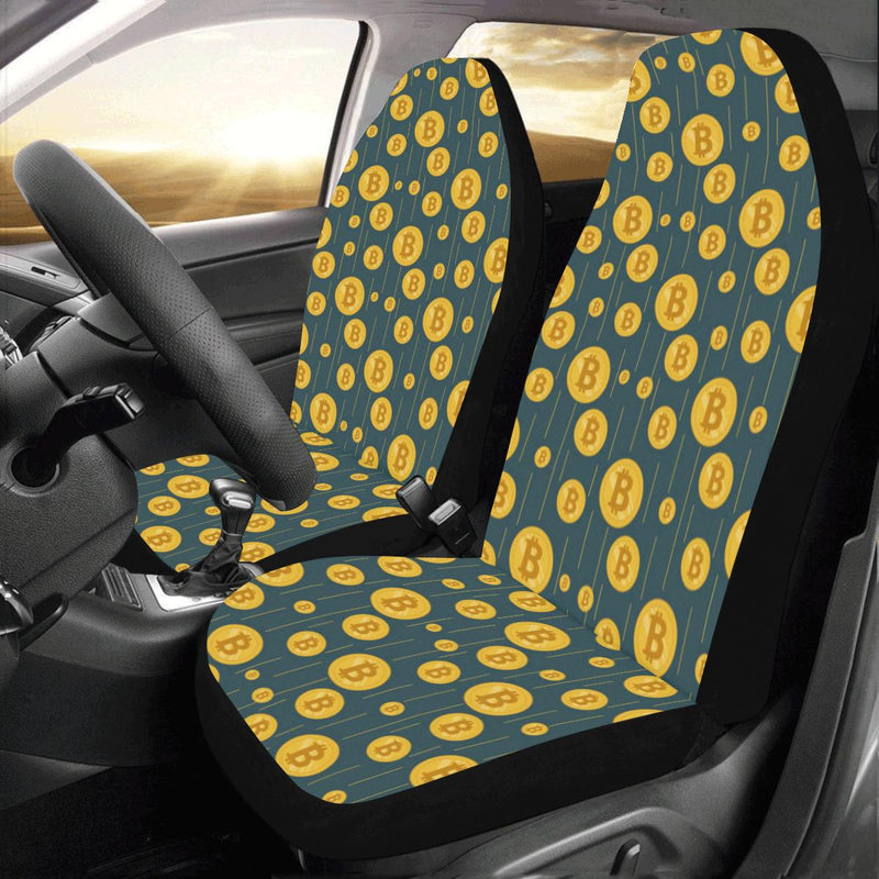 Bitcoin Pattern Print Design 01 Car Seat Covers (Set of 2)-JORJUNE.COM