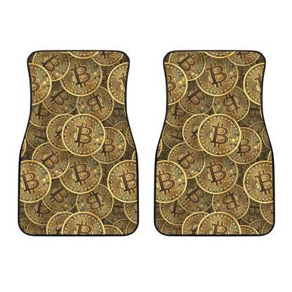 Bitcoin Pattern Print Design DO01 Car Floor Mats-JorJune