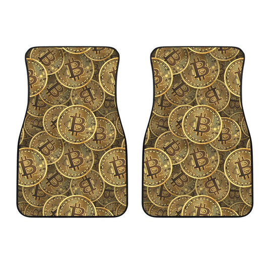 Bitcoin Pattern Print Design DO01 Car Floor Mats-JorJune