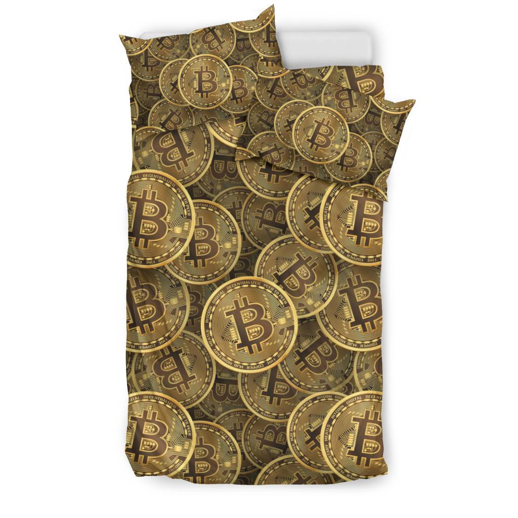 Bitcoin Pattern Print Design DO01 Duvet Cover Bedding Set-JORJUNE.COM