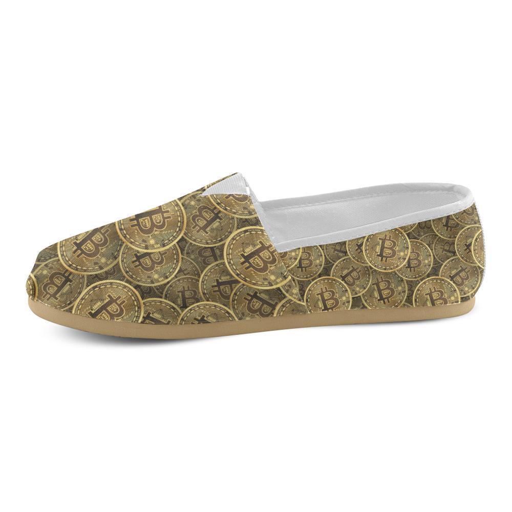 Bitcoin Pattern Print Design DO01 Women Casual Shoes-JorJune.com