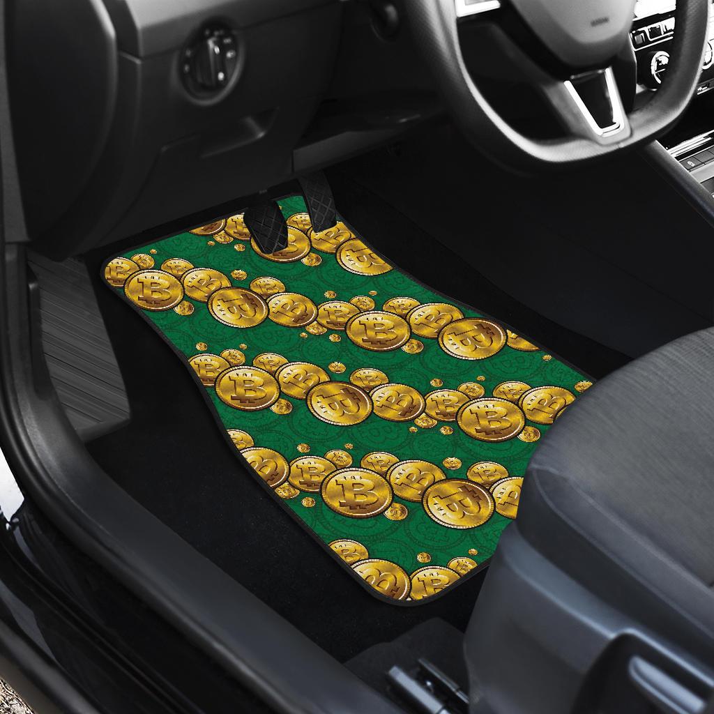 Bitcoin Pattern Print Design DO02 Car Floor Mats-JorJune