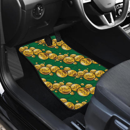 Bitcoin Pattern Print Design DO02 Car Floor Mats-JorJune