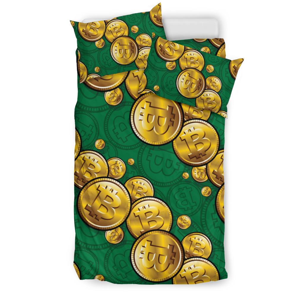Bitcoin Pattern Print Design DO02 Duvet Cover Bedding Set-JORJUNE.COM