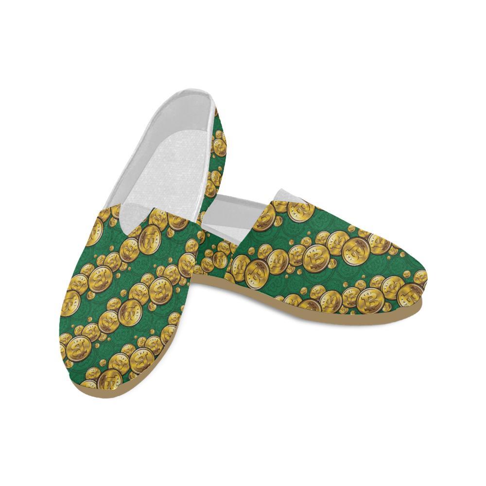 Bitcoin Pattern Print Design DO02 Women Casual Shoes-JorJune.com