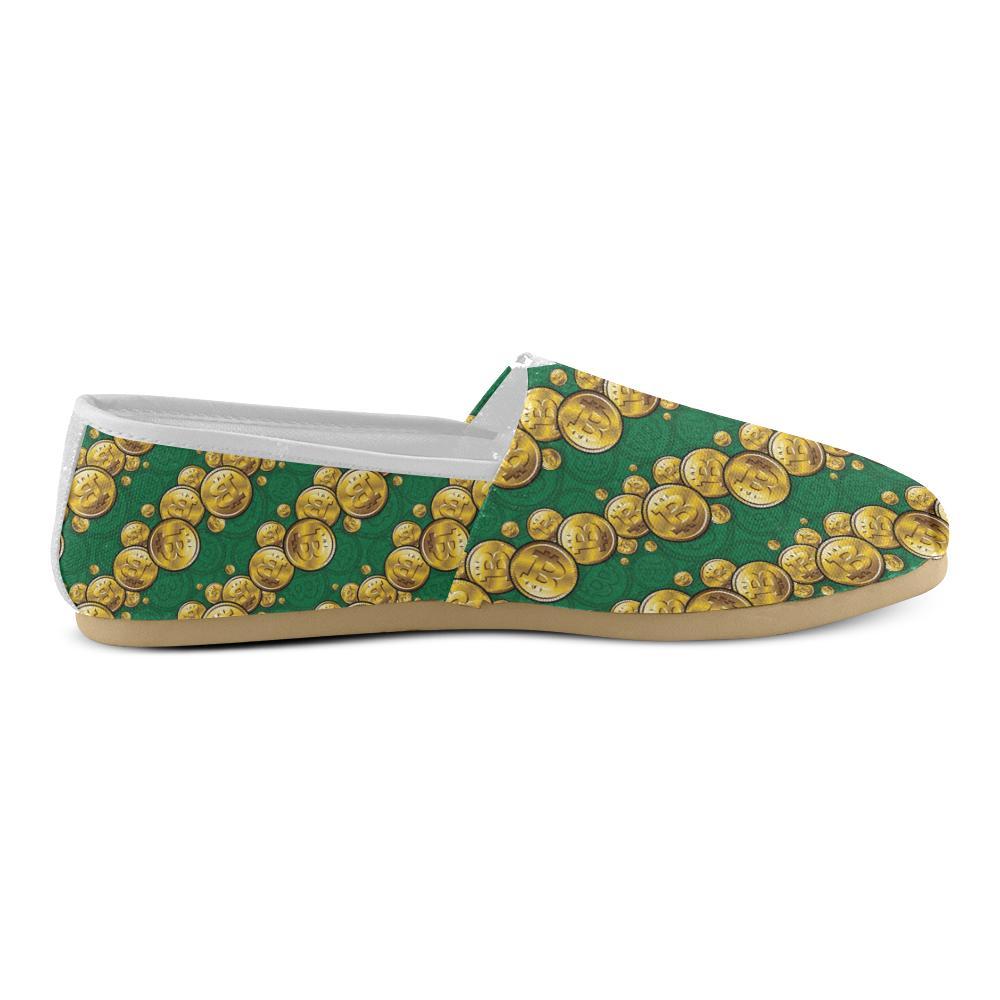 Bitcoin Pattern Print Design DO02 Women Casual Shoes-JorJune.com