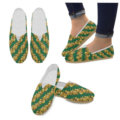 Bitcoin Pattern Print Design DO02 Women Casual Shoes-JorJune.com