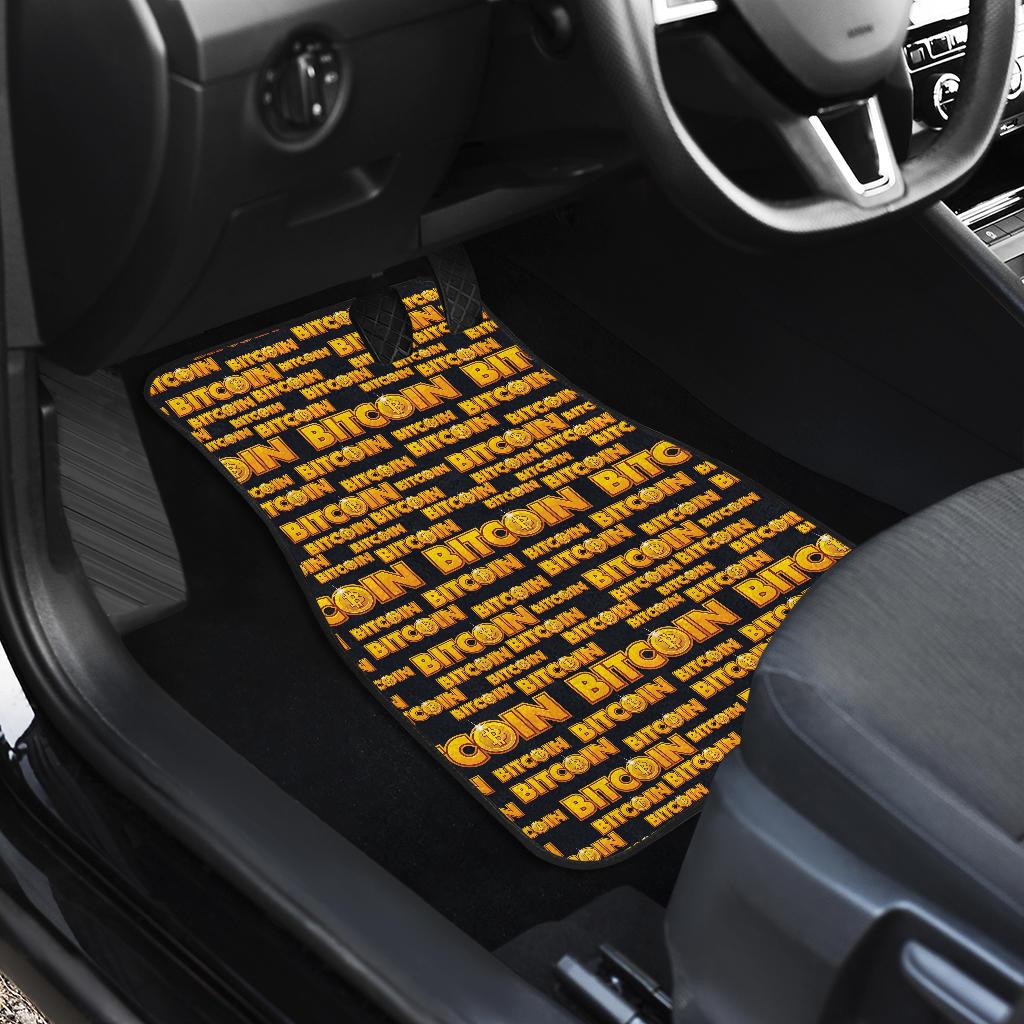 Bitcoin Pattern Print Design DO03 Car Floor Mats-JorJune