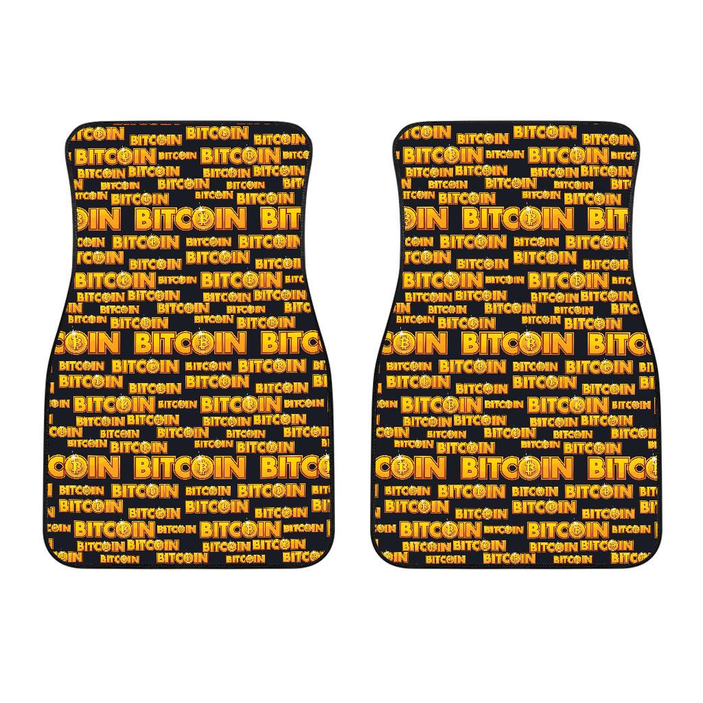 Bitcoin Pattern Print Design DO03 Car Floor Mats-JorJune