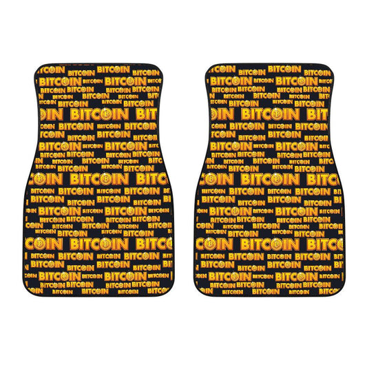 Bitcoin Pattern Print Design DO03 Car Floor Mats-JorJune