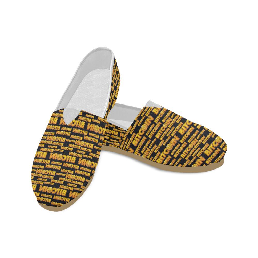 Bitcoin Pattern Print Design DO03 Women Casual Shoes-JorJune.com