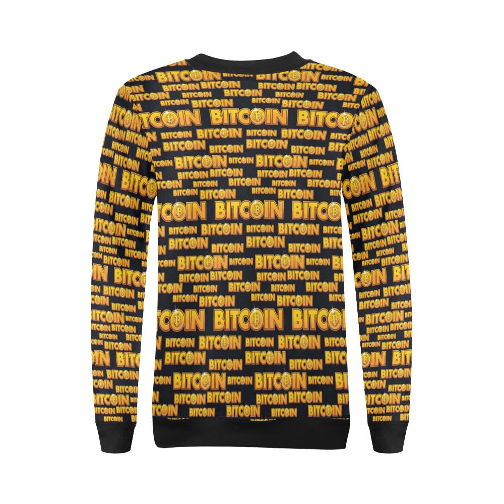 Bitcoin Pattern Print Design DO03 Women Long Sleeve Sweatshirt-JorJune