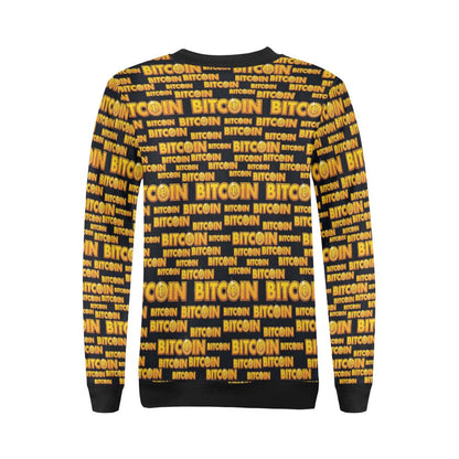 Bitcoin Pattern Print Design DO03 Women Long Sleeve Sweatshirt-JorJune