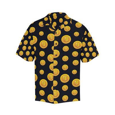 Bitcoin Pattern Print Design DO04 Men Hawaiian Shirt-JorJune