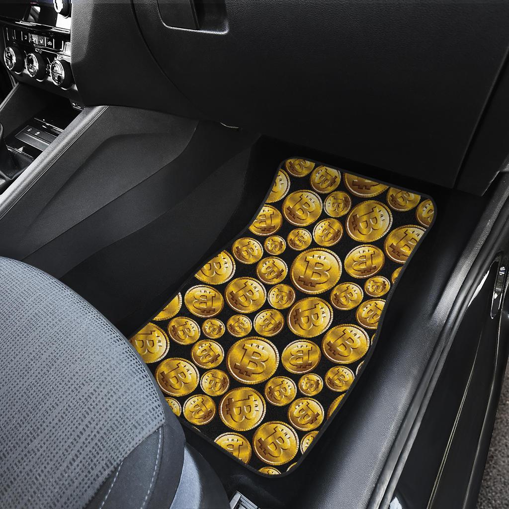 Bitcoin Pattern Print Design DO05 Car Floor Mats-JorJune