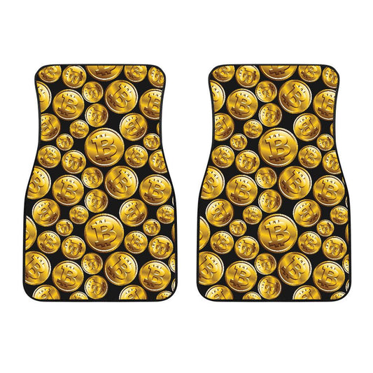 Bitcoin Pattern Print Design DO05 Car Floor Mats-JorJune