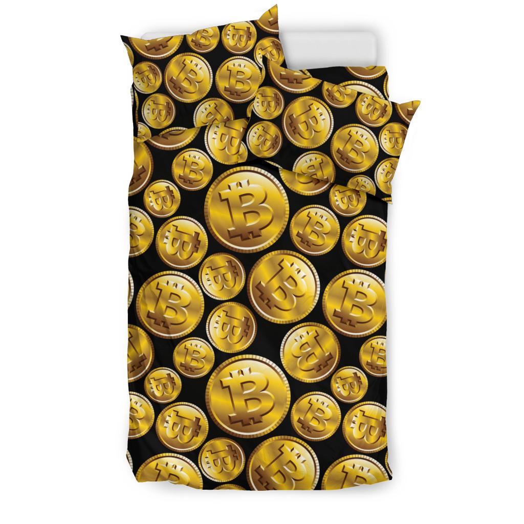 Bitcoin Pattern Print Design DO05 Duvet Cover Bedding Set-JORJUNE.COM
