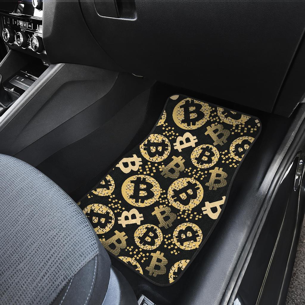 Bitcoin Pattern Print Design DO06 Car Floor Mats-JorJune