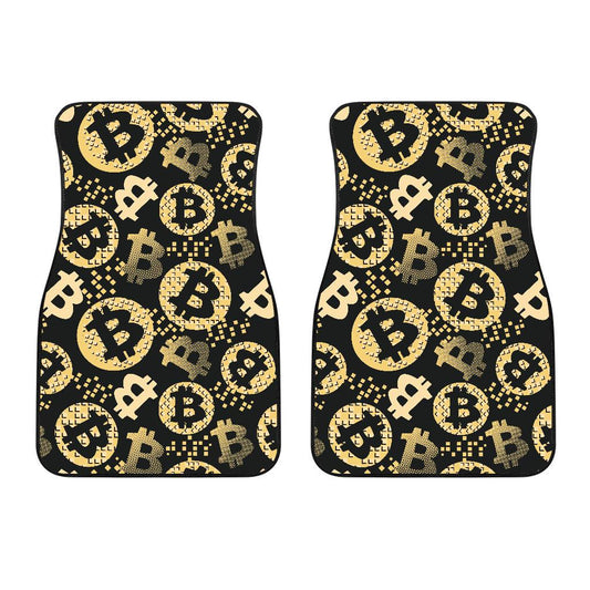Bitcoin Pattern Print Design DO06 Car Floor Mats-JorJune