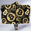 Bitcoin Pattern Print Design DO06 Hooded Blanket-JORJUNE.COM