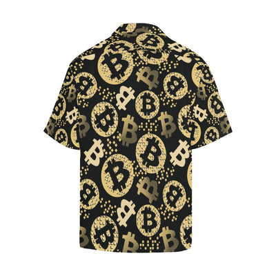 Bitcoin Pattern Print Design DO06 Men Hawaiian Shirt-JorJune