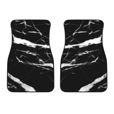 Black and White Marble Car Floor Mats