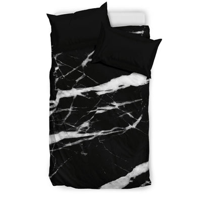 Black and White Marble Duvet Cover Bedding Set