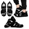 Black and White Marble Men Sneakers