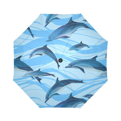 Blue Dolphin Automatic Foldable Umbrella