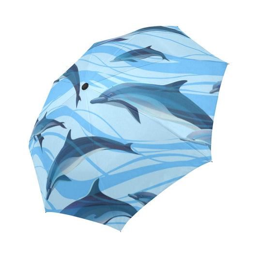 Blue Dolphin Automatic Foldable Umbrella