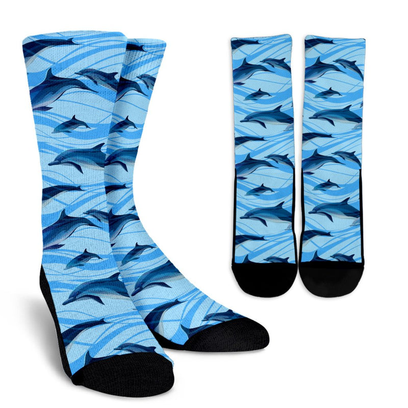Blue Dolphin Crew Socks