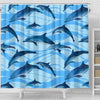 Blue Dolphin Shower Curtain