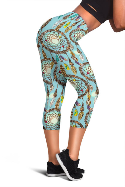 Blue Dream Catche Women Capris