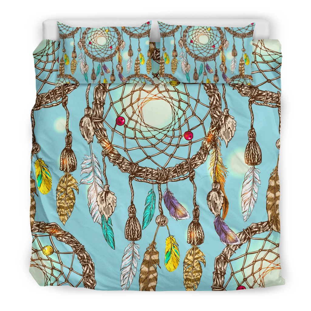 Blue Dream catcher Duvet Cover Bedding Set