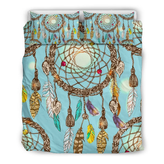 Blue Dream catcher Duvet Cover Bedding Set