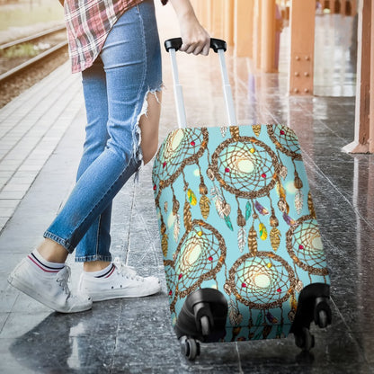 Blue Dream catcher Luggage Cover Protector