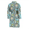 Blue Dream Catcher Men Bath Robe