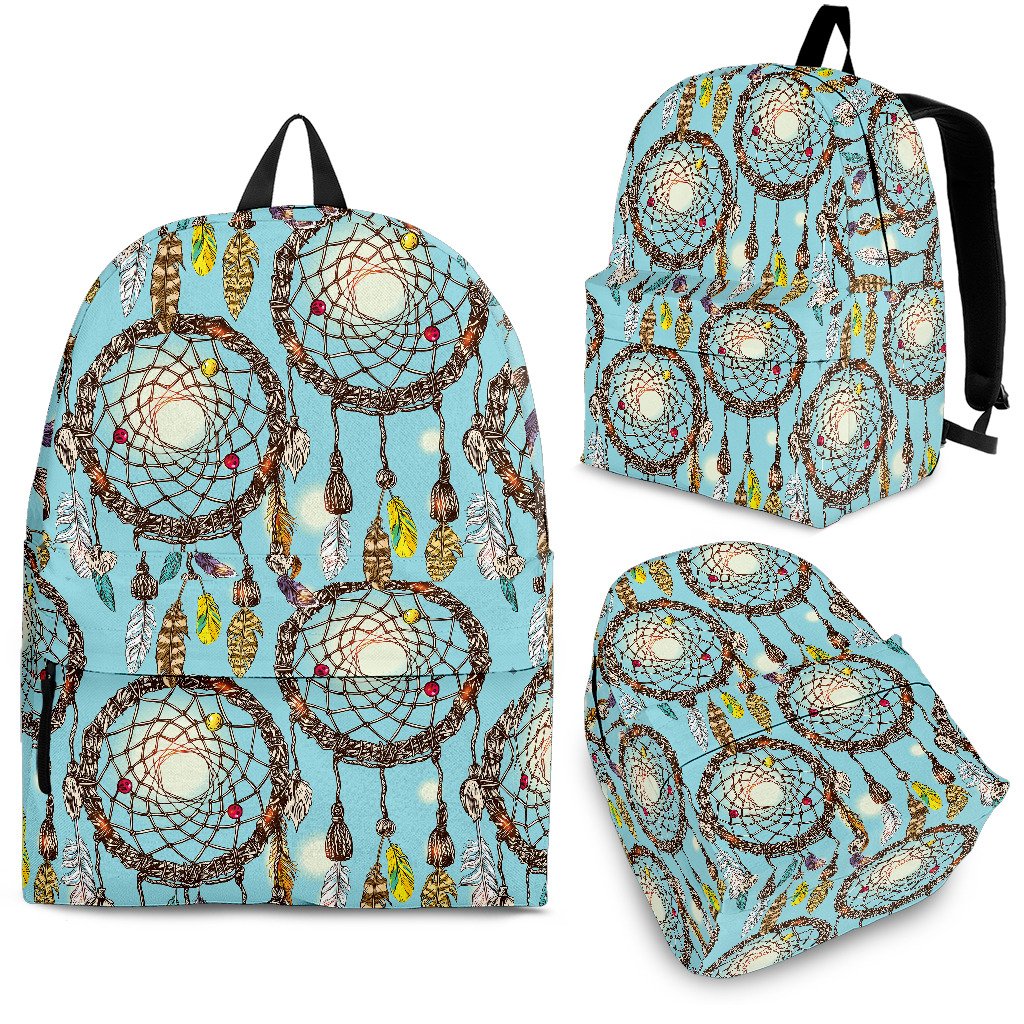 Blue Dream Catcher Premium Backpack